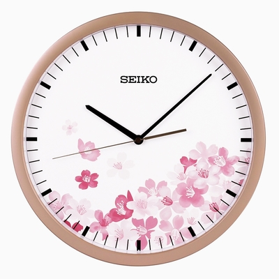 SEIKO 精工 浪漫櫻花指針式掛鐘 時鐘 PIA020P SK045