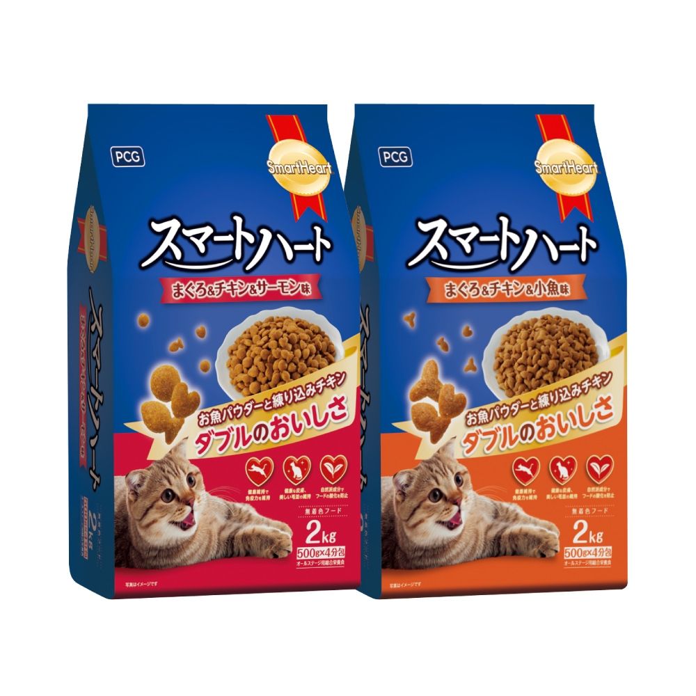 SmartHeart 慧心和風貓糧 2KG x2包組