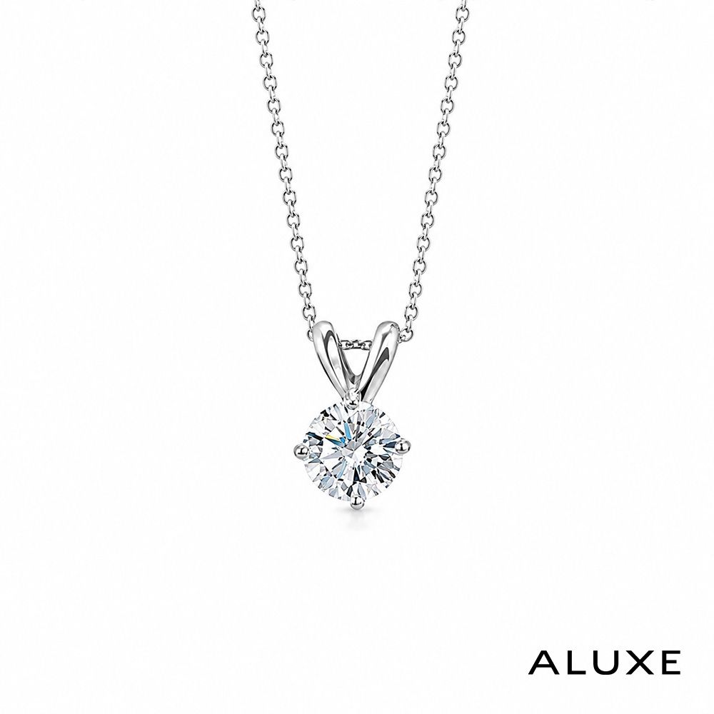 ALUXE 亞立詩 0.30克拉 FVS2 18K金 鑽石項鍊 璀璨之心 NS0501