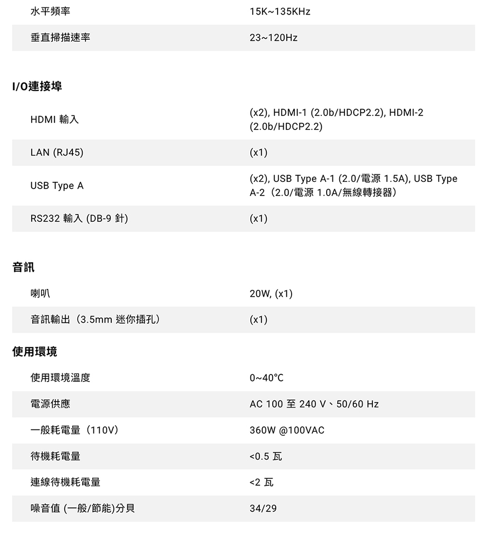 BenQ明碁 LH750 - 詳情3