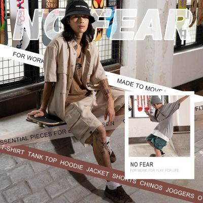 今夏超值特殺！【NO FEAR】LIBER系列 潮流工裝襯衫 / 短袖無袖T恤 / 短褲 (多款任選)