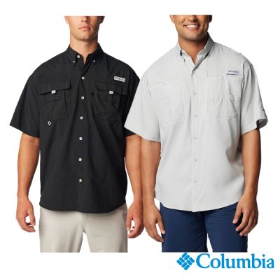 Columbia 哥倫比亞 男款-超防曬短袖襯衫(2款任選)