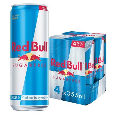 【Red Bull】紅牛無糖能量飲料(355mlx4罐)