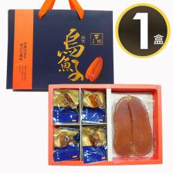 華得水產 野生烏魚子禮盒(3兩x2片+一口烏魚子4兩/禮盒
