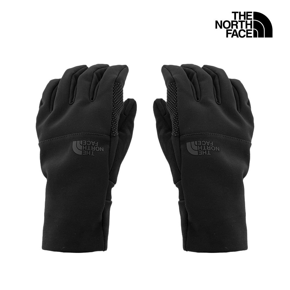 【The North Face 官方旗艦】 北面男款黑色DWR防潑水可觸控手套｜89R9JK3