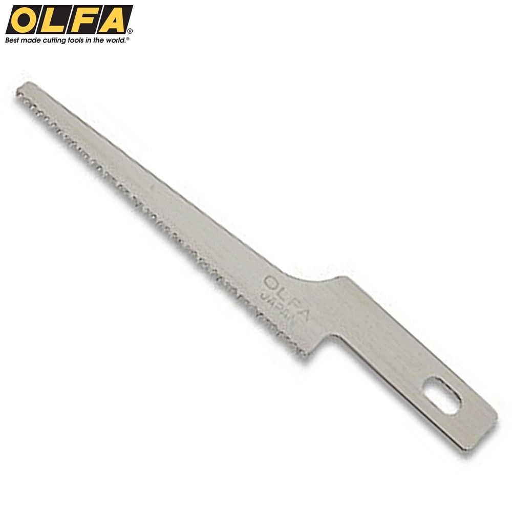 日本OLFA鋸齒替刃筆刀刀片KB4-NS/3(3入;高碳鋼製;寬6mm/厚0.35mm)適AK
