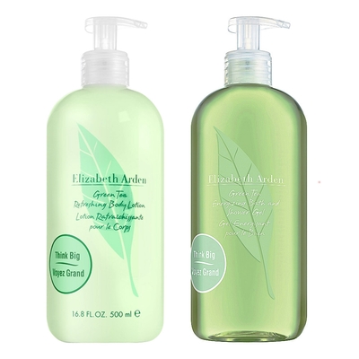 Elizabeth Arden雅頓 Elizabeth Arden 雅頓 綠茶沐浴膠+體乳組(500mlx2)-快速到貨