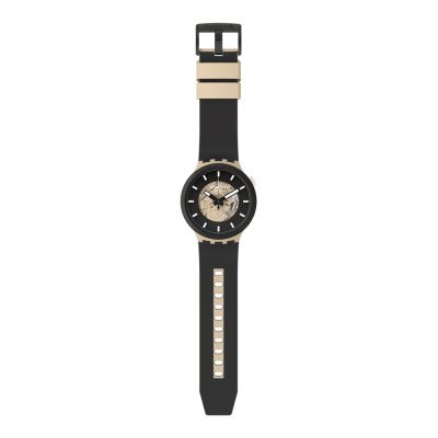 Swatch TIME FOR TAUPE 大錶面手錶/男錶/女錶/瑞士製造SB03C100 (47mm