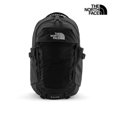 【The North Face 官方旗艦】 北面男女款黑色便捷收納休閒後背包｜52SH4HF