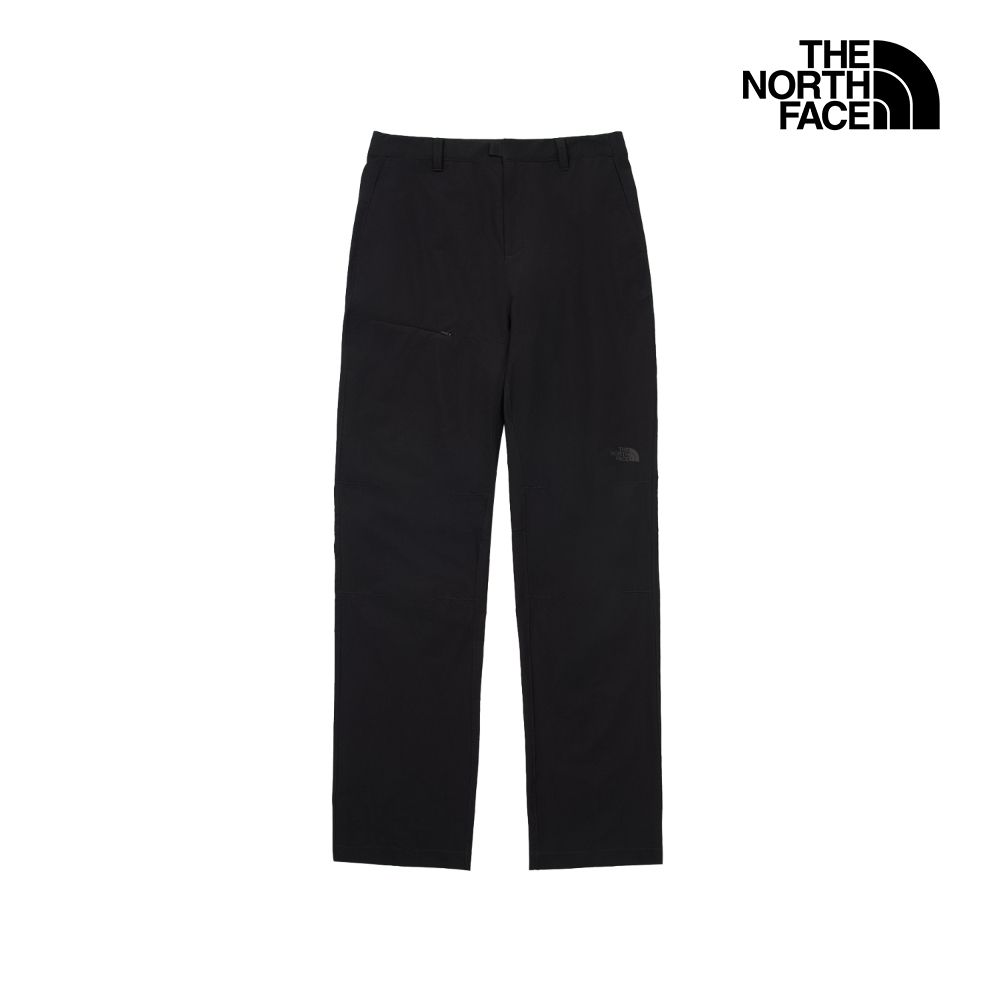 【The North Face 官方旗艦】 北面女款黑色DWR防潑水戶外徒步長褲｜8DFKJK3