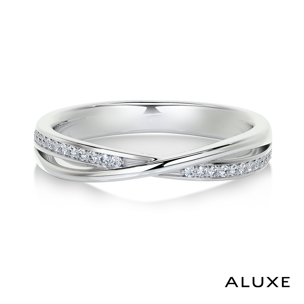 ALUXE 亞立詩 18K金情侶結婚戒指-女戒 RG0510