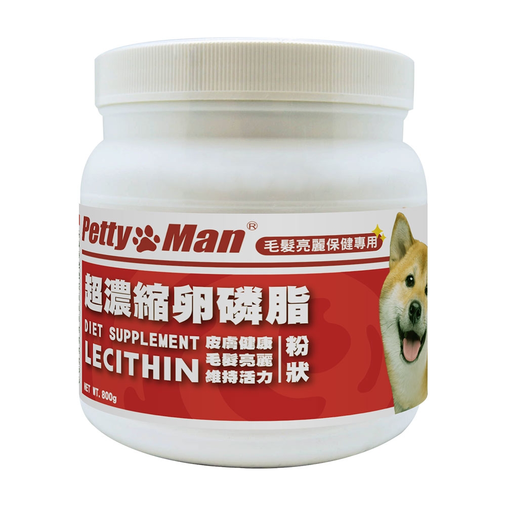 PettyMan PTM 犬用超濃縮卵磷脂 800g 毛髮亮麗 皮膚保健 情緒安穩