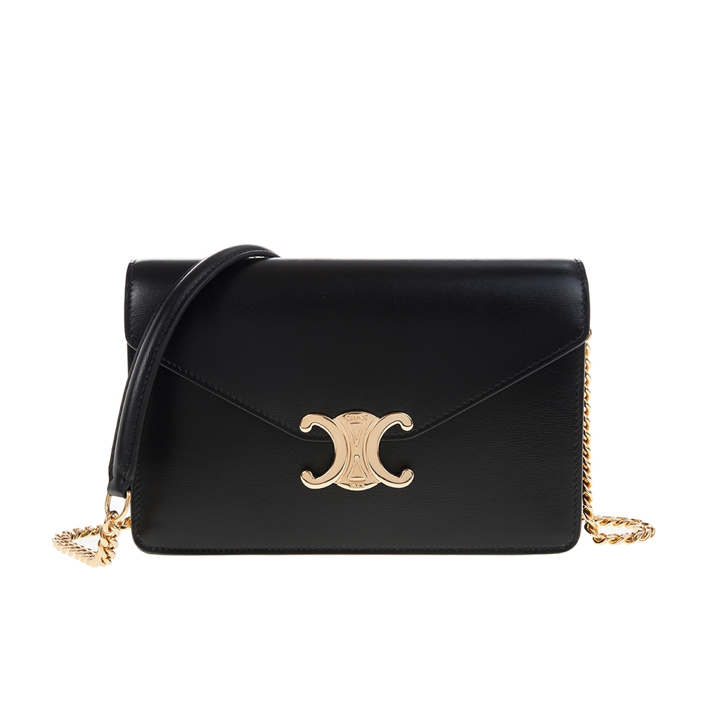 小物 CELINE 国内発送】ZIPPED CARD HOLDER CUIR TRIOMPHE (CELINE/コイン