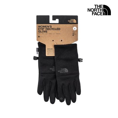 【The North Face 官方旗艦】 北面女款黑色可觸控手套｜4SHBJK3