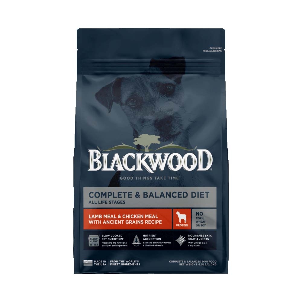BlackWood 柏萊富 特調全齡犬配方(羊肉+雞肉+糙米) 4.5磅 狗飼料 狗糧 全齡犬 成犬