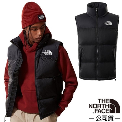 【美國 The North Face】男 ICON 熱賣款 經典配色透氣保暖鵝絨背心(人道羽絨).非Mammut Mont-Bell/ 3JQQ-LE4 黑 N
