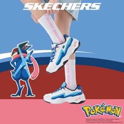 蛙 SKECHERS 女休閒寶可夢限定款D'LITES 4.0 - POKEMON 甲賀忍蛙款