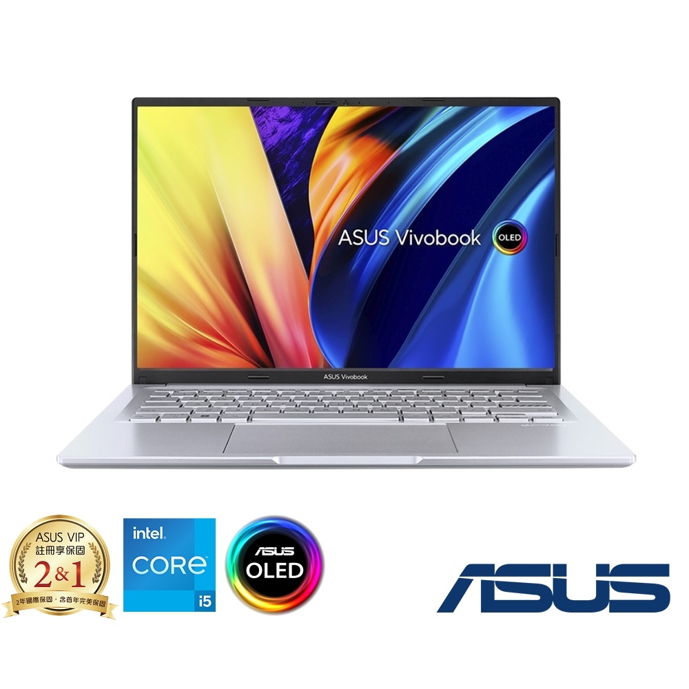 ASUS X1403ZA 14吋2.8K筆電(i5-12500H/8G/512G/Vivobook 14X OLED/冰河