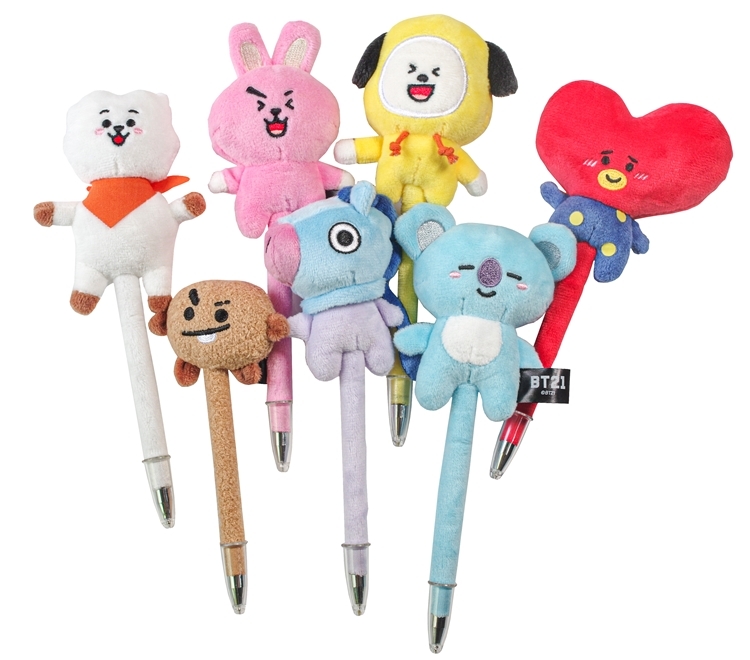 日本ENSKY萬年筆BT21正版吉祥物CHIMMY鋼筆459338(BTS朴智旻JIMIN/防彈