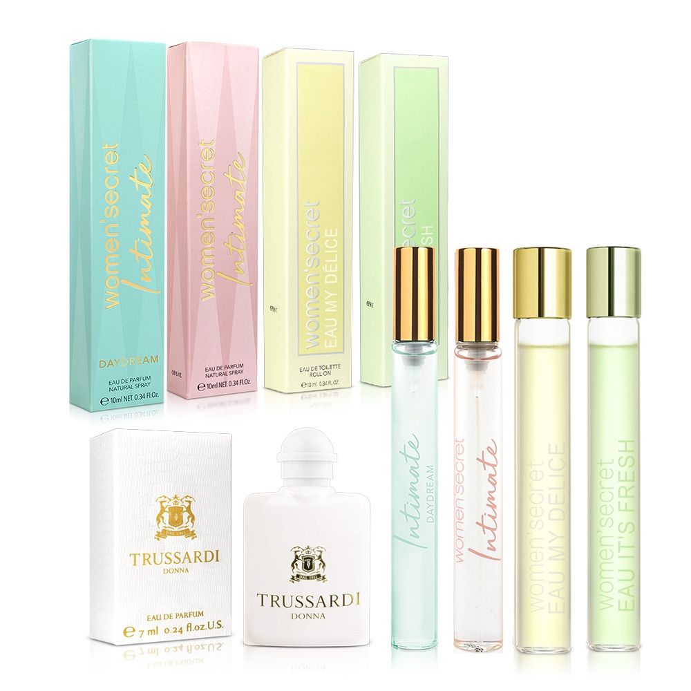 TRUSSARDI楚沙迪DONNA淡香精小香7ml/ women'secret 五款小香10ml-任選