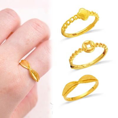 金緻品 9999黃金戒指 時尚5G 0.66錢 多選