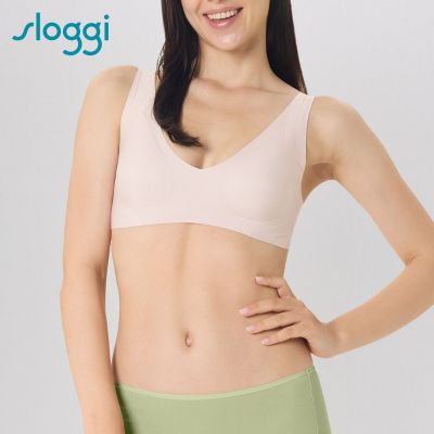 sloggi-ZERO FEEL Soft Bra全新零感系列後扣式V領內衣 香芋紫