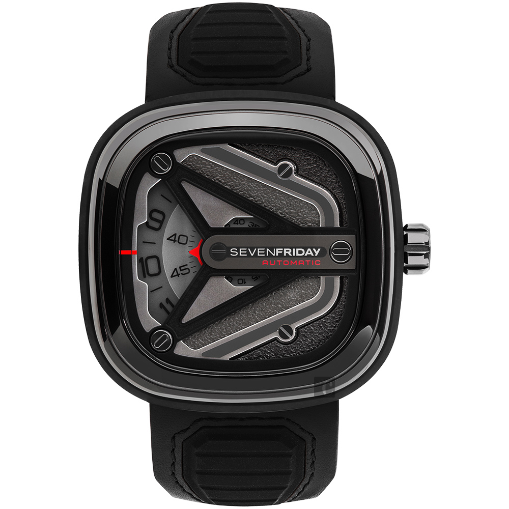 SEVENFRIDAY M3 星際太空船自動上鍊機械錶 七夕寵愛季 送禮推薦-黑/47mm