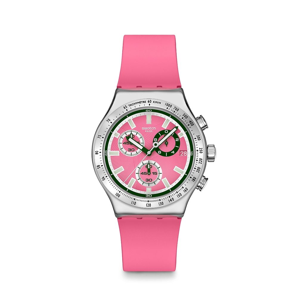 Swatch BERRY REFLECTIVE 金屬手錶/男錶/女錶/瑞士製造 YVS538 (43mm)
