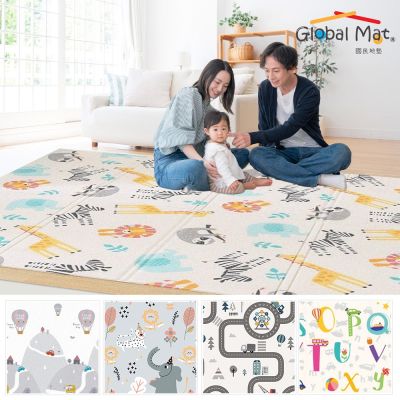 【Global mat】國民地墊 新款XPE 2CM 加厚雙面摺疊地墊 - 200 x 180 多款任選 限時搶購