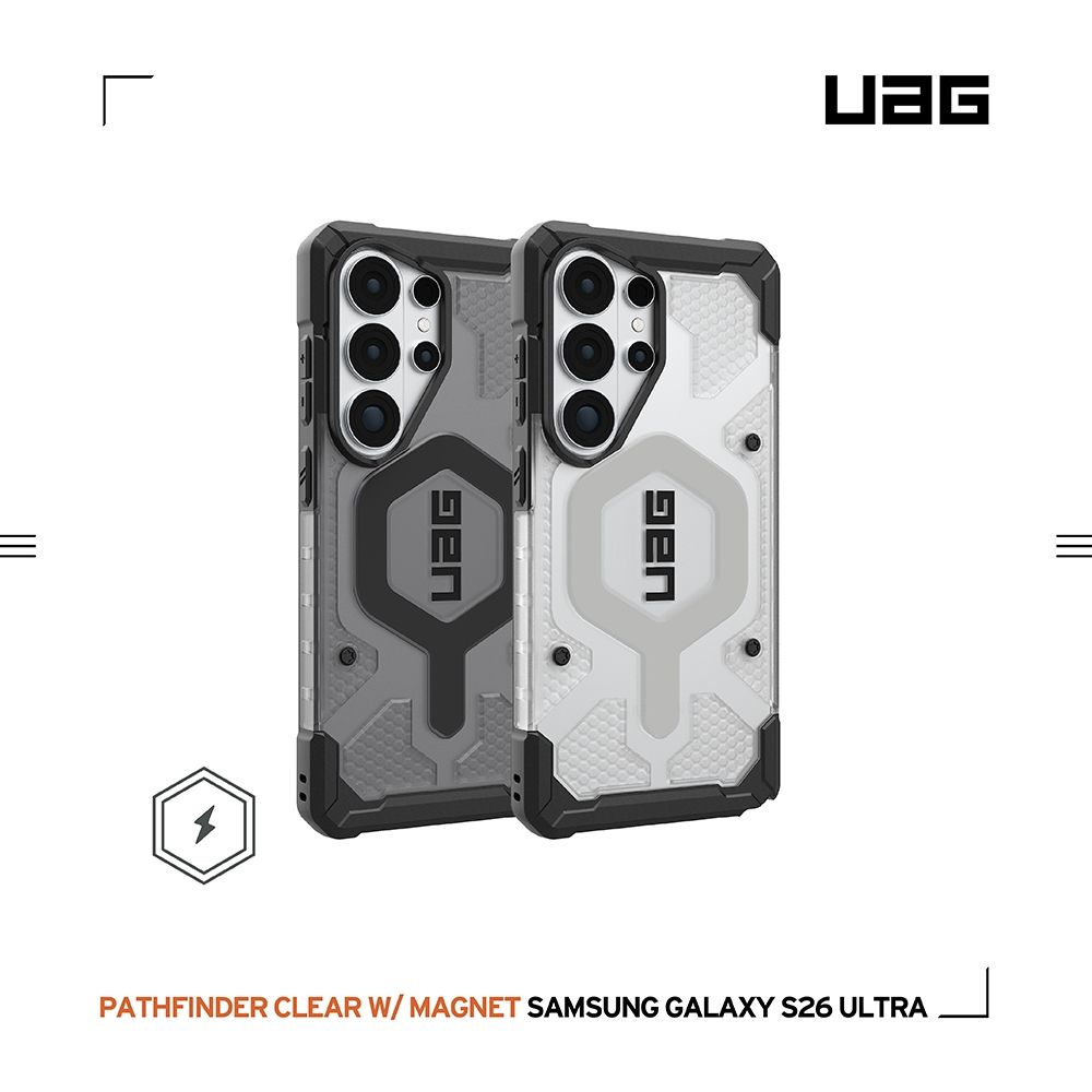 UAG Galaxy S26/S26+/S26 Ultra 磁吸耐衝擊經典保護殼-透色款(支援MagSafe 手機殼) (S26 Ultra (6.9吋))