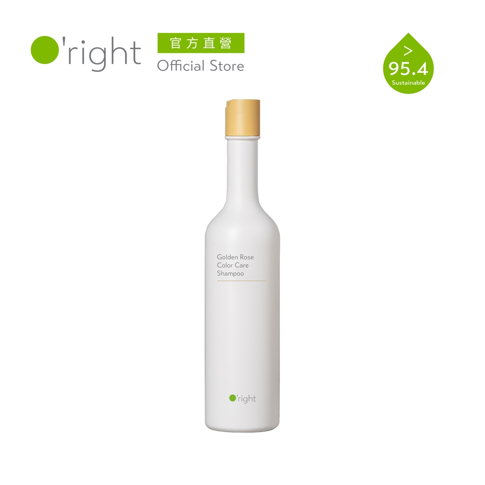 O'right 歐萊德 香檳玫瑰護色洗髮精400ml(染後護色)