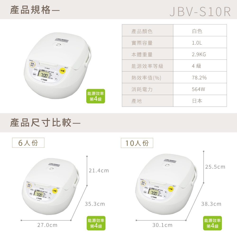 TIGER虎牌 JBV-S10R - 詳情9