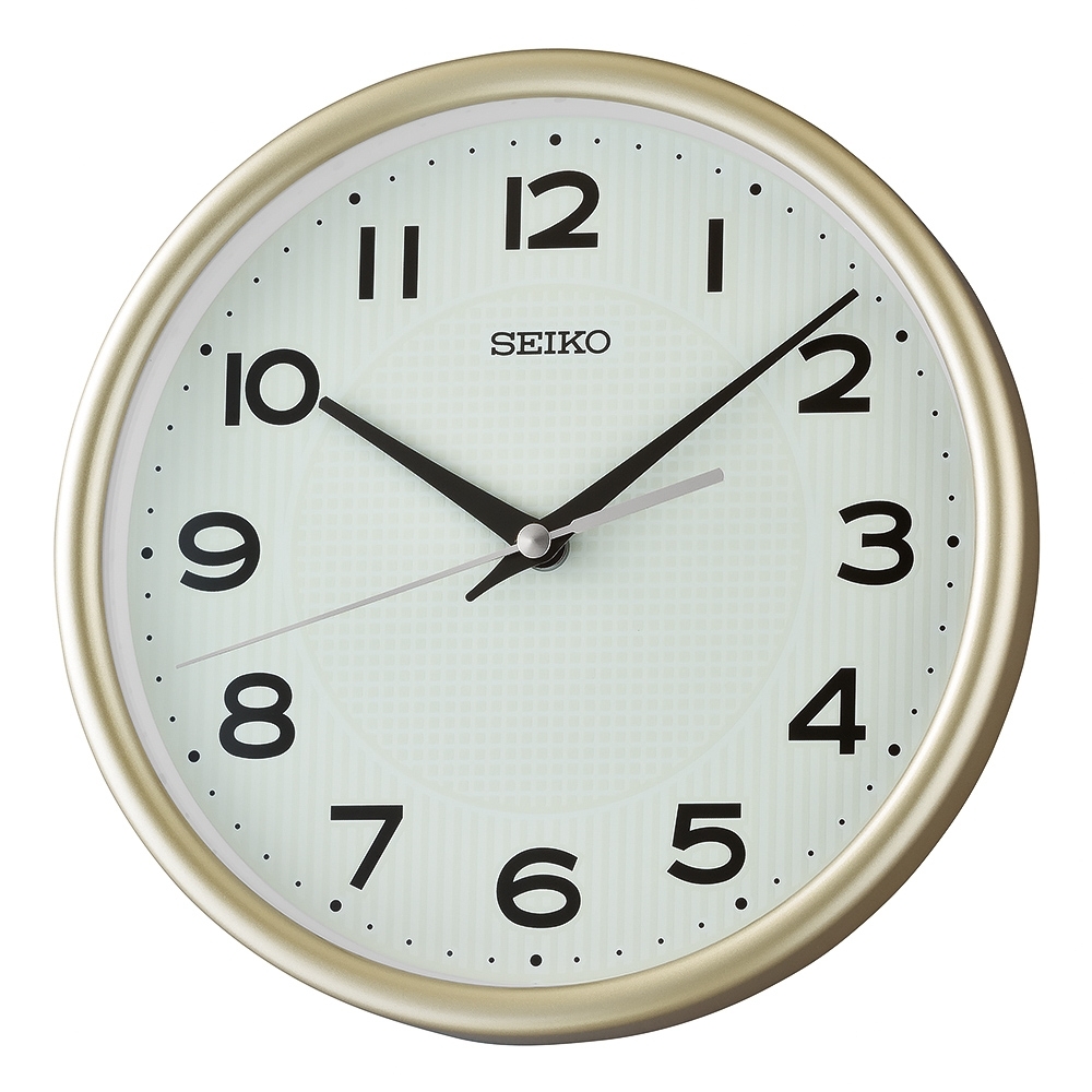 鐘 SEIKO 日本精工夜光面板滑動式秒針靜音座掛兩用掛鐘/桌鍾(QXA836G)21.6