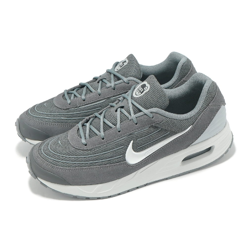 Nike 休閒鞋 Air Max Verse 男鞋 灰 白 麂皮 氣墊 運動鞋 FV1302-005