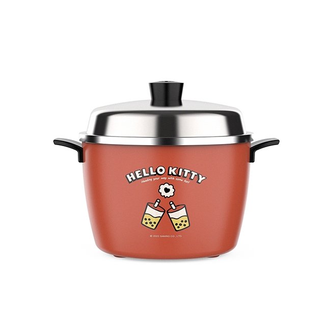 熱銷推薦] 大同11人份HELLO KITTY珍珠奶茶不鏽鋼電鍋(TAC-11L-MBIKT
