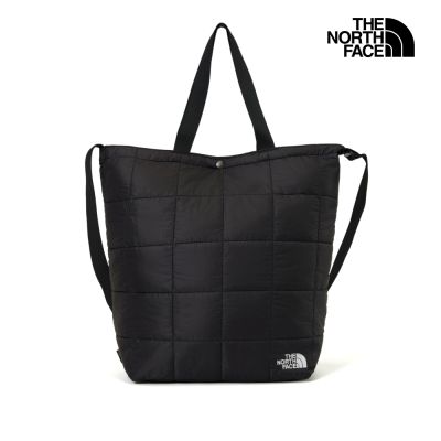 【The North Face 官方旗艦】 北面男女款黑色品牌LOGO托特包｜8F5KJK3