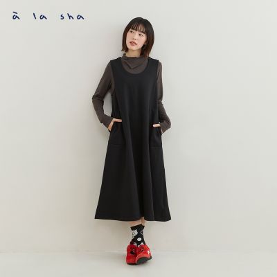 a la sha 魚尾氣質背心洋裝