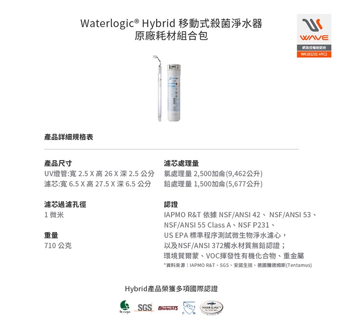 Waterlogic Hybrid - 詳情5