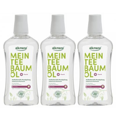 德國alkmene歐珂蔓我的茶樹精油草本抗菌漱口水500ml買2送1