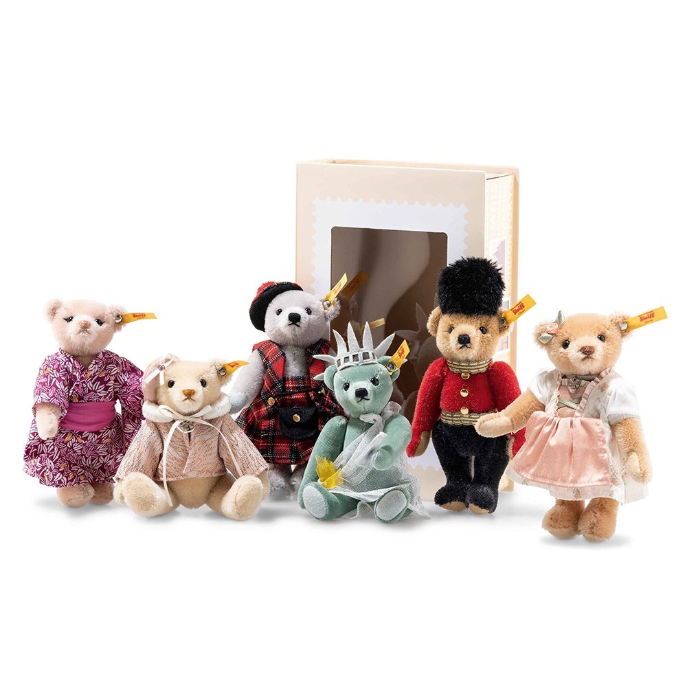 STEIFF New York Teddy Bear 自由女神收藏版_黃標| 洋娃娃