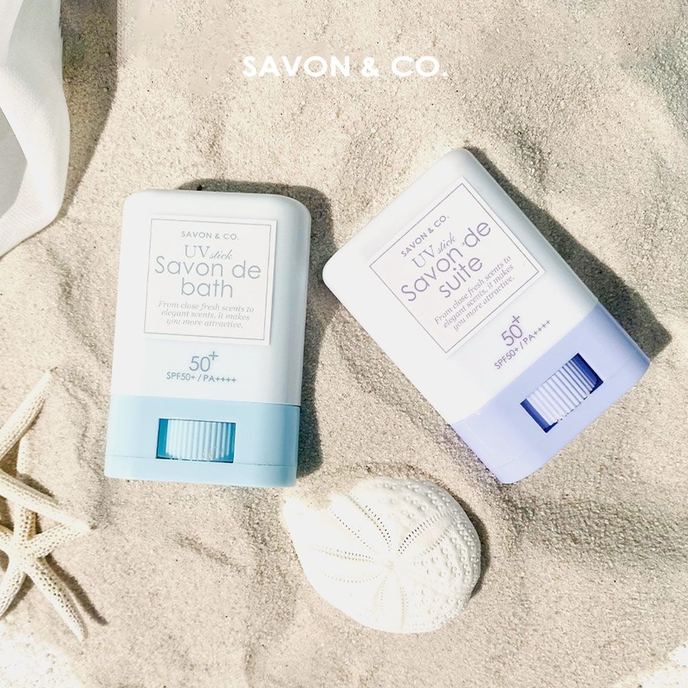 【即期品出清】OHANA MAHAALO 莓果兔兔/SAVON & CO. 紫色花梨絲滑白雪防曬棒15g-任選