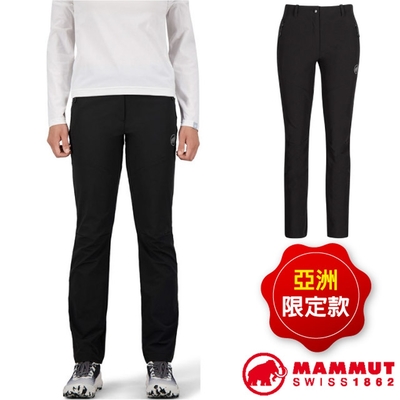長毛象 亞洲限定款 女 Trekkers 3.0 SO Pants 機能彈性透氣快乾防潑水長褲 黑