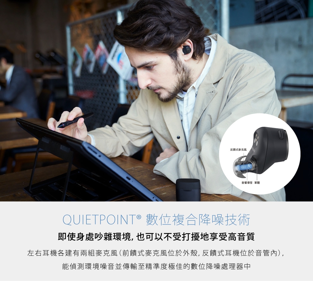 audio-technica鐵三角 ATH-ANC300TW - 詳情5