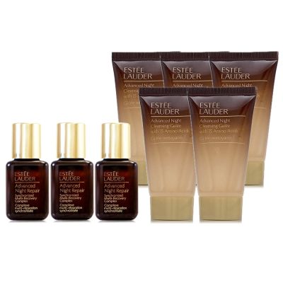 EsteeLauder雅詩蘭黛 *ESTEE LAUDER雅詩蘭黛 特潤超導全方位修護露15ml*3+特潤超導醒膚潔顏蜜30ml*5(全新上市)