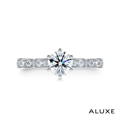 ALUXE 亞立詩 0.30克拉 FVS2 18K金 求婚鑽戒 鑽石戒指 RS0849