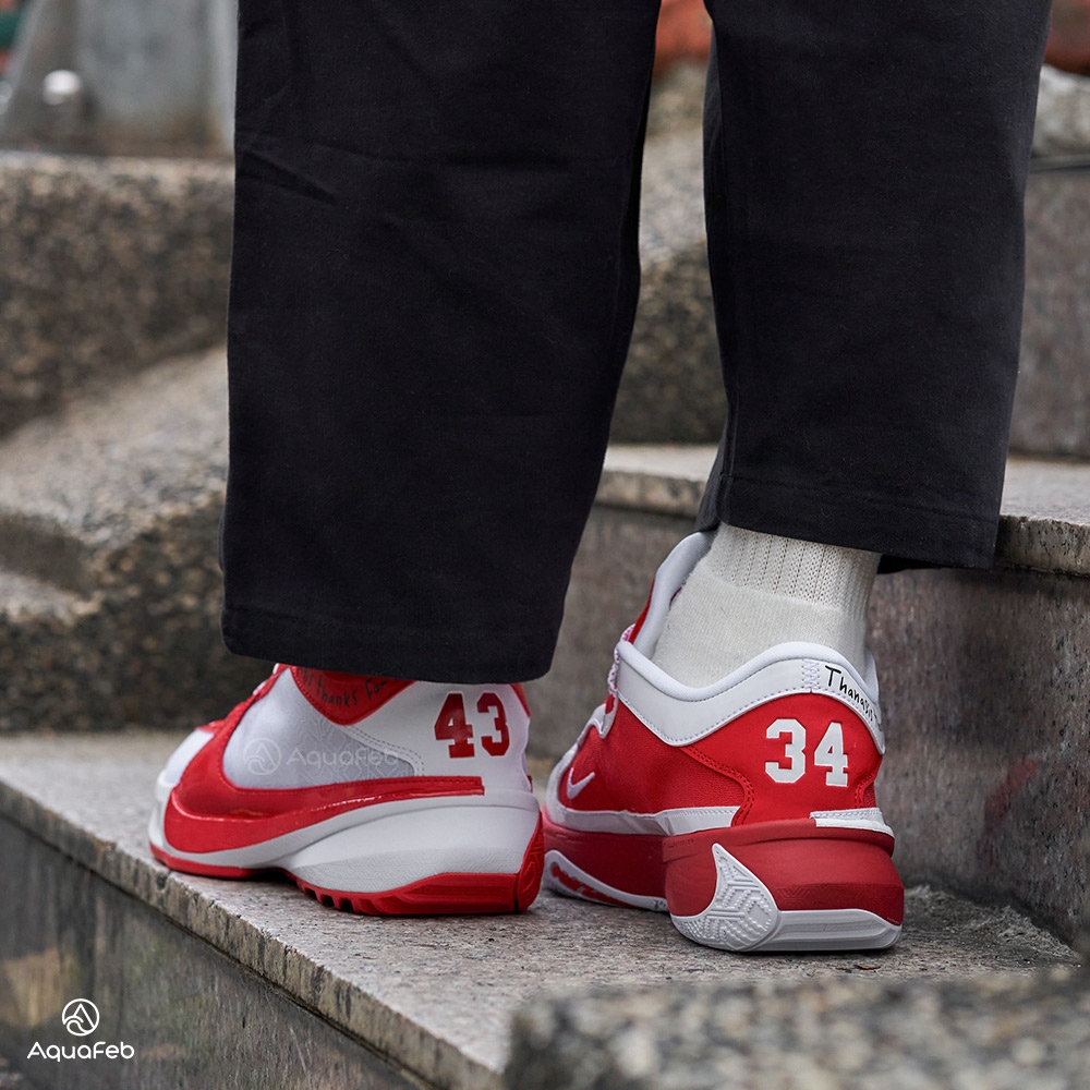 Nike Zoom Freak 5 ASW EP 男紅白明星賽字母哥實戰籃球鞋FJ4248-600