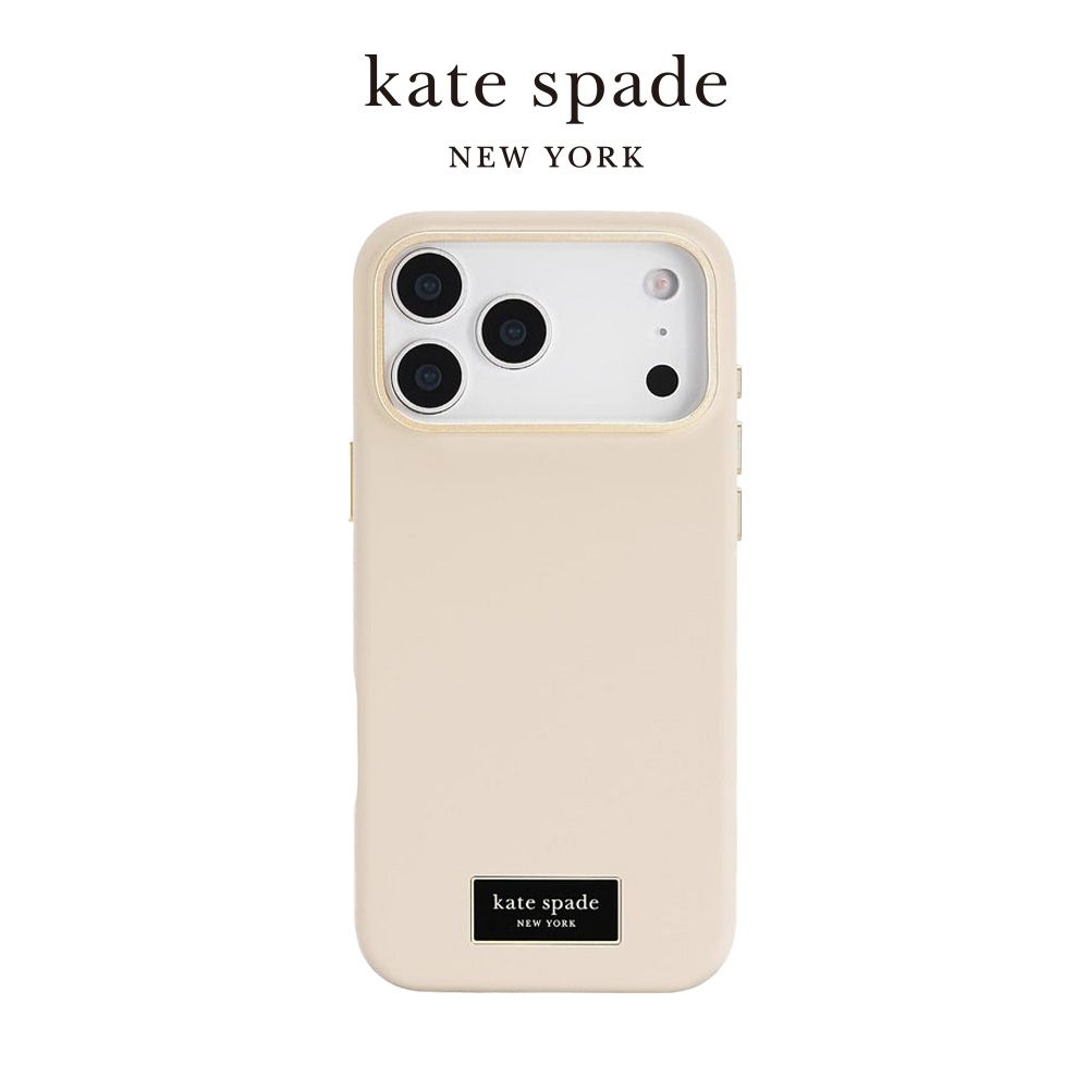 【kate spade】iPhone 17系列 精品磁吸防摔殼 微甜奶茶
