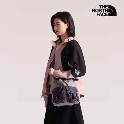 【The North Face 官方旗艦】北面男女款灰色休閒單肩包｜8HNTJZU 斜背包