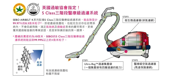 SEBO AIRBELT K1 ECO PLUS - 詳情6