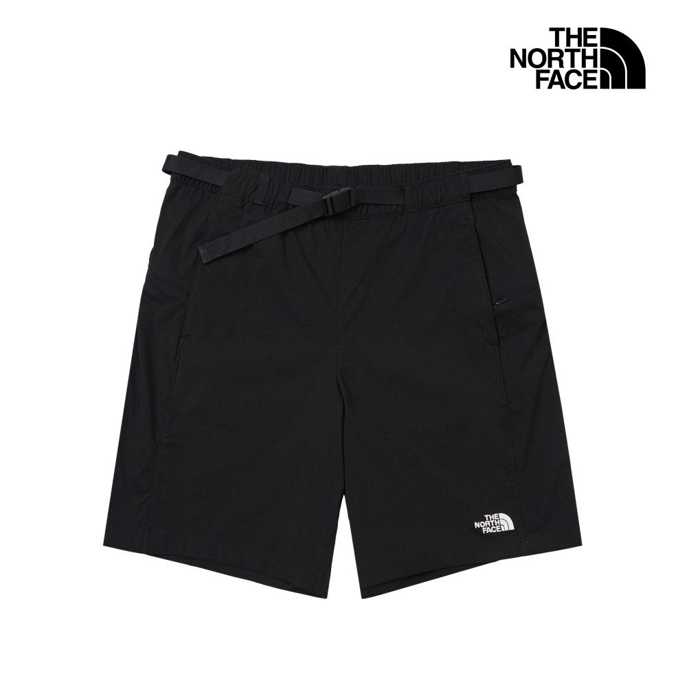 【The North Face 官方旗艦】 北面男款黑色DWR防潑水短褲｜8DFWJK3